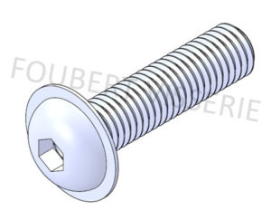 Vis-a-metaux-tete-bombee-hexagonale-creuse-a-embase-iso7380-2