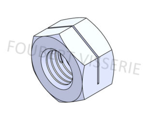 Ecrou-autofreine-simple-fente-esn-h100