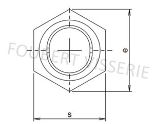 Empreinte-ecrou-autofreine-tout-metal-din980v-iso7042