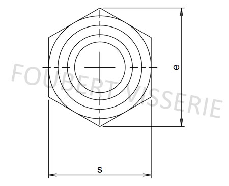 Ecrou frein DIN 985-11548 - ETS Tunisia