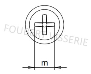 Empreinte-vis-autoperceuse-tete-cylindrique-bombee-phillips-din7504n