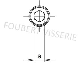 Empreinte-vis-metaux-Sans-tete-hexagonale-creuse-din913-iso4026