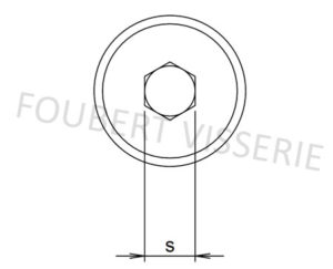 Empreinte-vis-metaux-tete-cylindrique-hexagonale-creuse-epaulee-iso7379