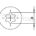 Empreinte-vis-metaux-tete-fraisee-torx-din965