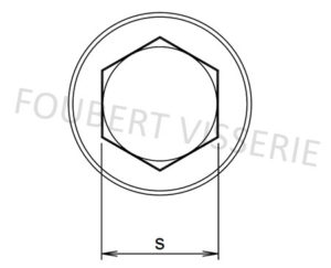 Empreinte-vis-metaux-tete-hex-a-embase-din6921