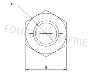 Plan-Ecrou-autofreine-simple-fente-esn-h100