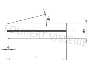 Plan-Goupille-elastiques-fendue-din1481-iso8752