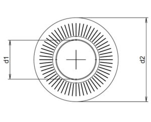 Plan-Rondelle-contact-cs-serie-moyenne-nfe25511