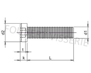 Plan-Vis-metaux-tete-cylindrique-basse-hex-creuse-filetage-din7984