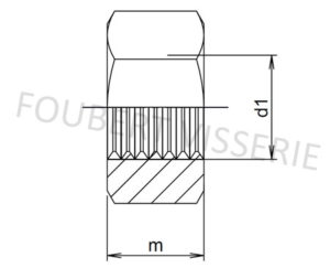 Plan-ecrou-haut-hh-iso4033