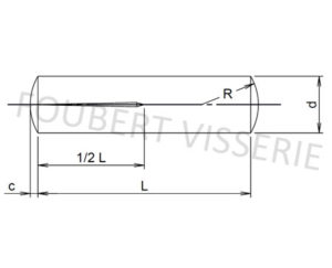 Plan-goupille-cannelee-embrochable-din1474-iso8741