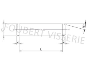 Plan-goupille-cylindrique-iso2338