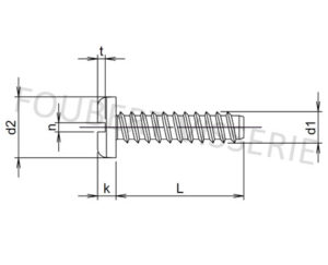 Plan-vis-a-tole-tete-cylindrique-large-fendue-sans-pointe-din7971-iso1481