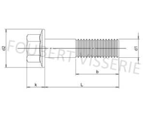 Plan-vis-metaux-tete-hex-a-embase-din6921