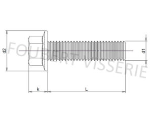 Plan-vis-metaux-tete-hex-a-embase-filetage-din6921