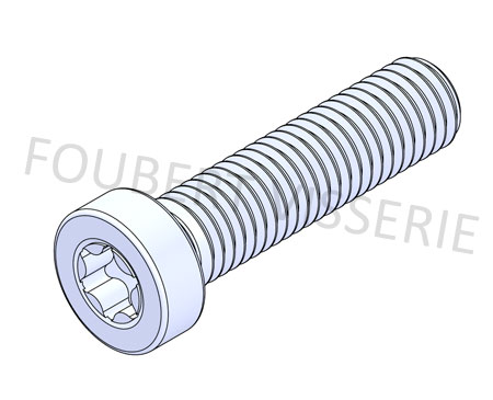 Vis à métaux tête basse torx CZX –