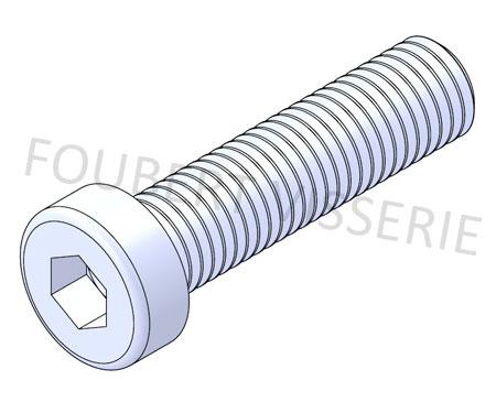 Vis à métaux tête cylindrique basse hexagonale creuse DIN 7984 –