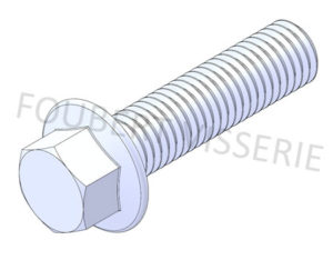 Vis-metaux-tete-hex-a-embase-filetage-din6921